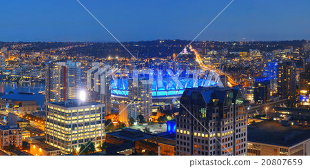 Vancouver rooftop view Vancouver rooftop view 20807659