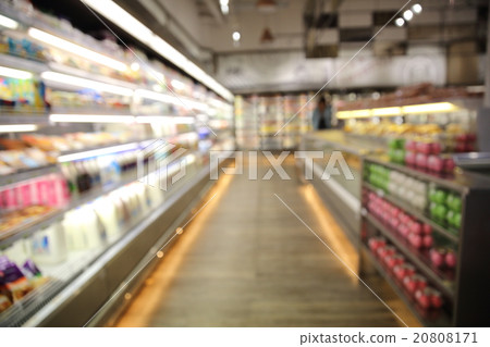 store market with blur background and bokeh 20808171
