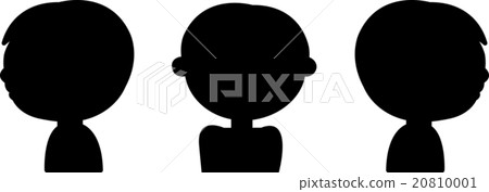 小學學生剪影 20810001