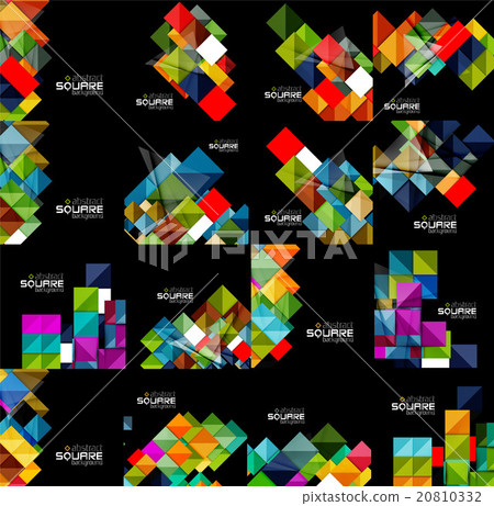 Collection of geometric banners Collection of geometric banners 20810332