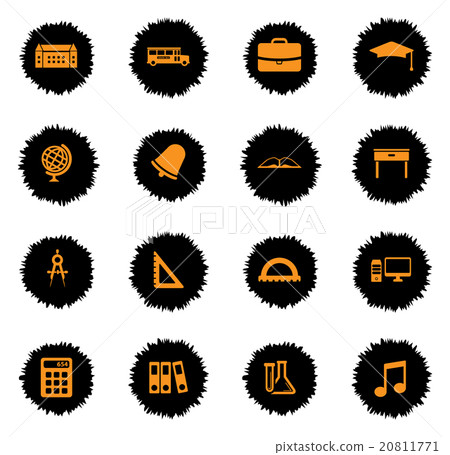 School simply icons School simply icons 20811771