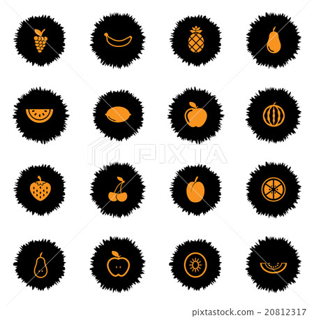 Fruits simply icons Fruits simply icons 20812317