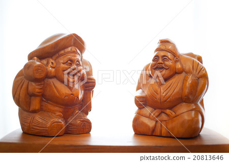 Stock Photo: daikokuten, the god of wealth, daikoku-sama