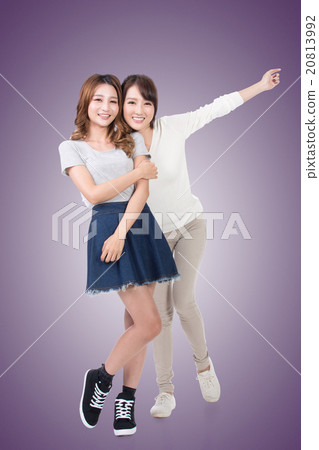 Cheerful Asian women Cheerful Asian women 20813992