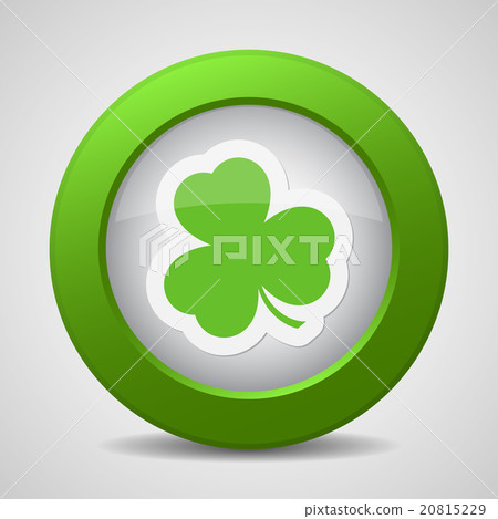 button with the green shamrock button with the green shamrock 20815229