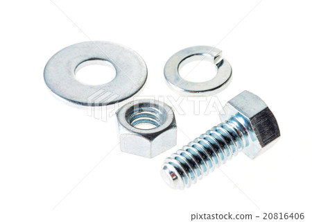 Bolt, nut, washer, spring washer Bolt, nut, washer, spring washer 20816406