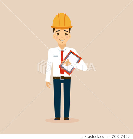Engineer Vector Illustration. Engineer Vector Illustration. 20817402