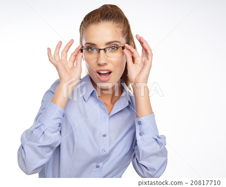business woman in glasses 20817710