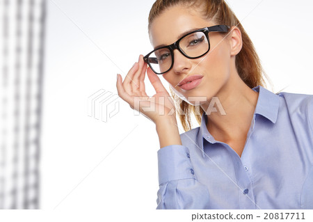 business woman in glasses 20817711