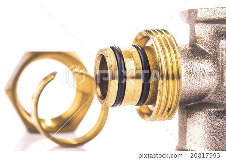 Close-up of compression sanitary fitting 20817993