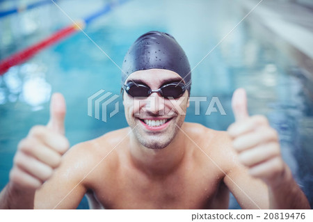 Handsome man with thumbs up Handsome man with thumbs up 20819476