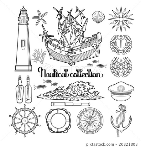 Graphic nautical collection Graphic nautical collection 20821808