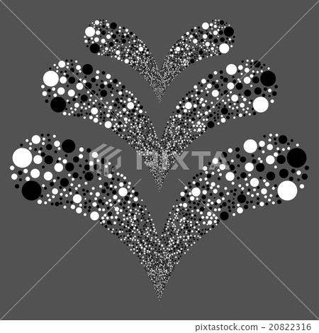 Double Circle Fireworks 20822316