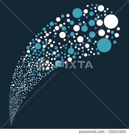 Random Bubble Stream - Stock Illustration [20822600] - PIXTA