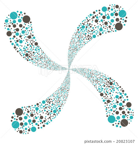 Circle Salute Swirl With Four Petals Circle Salute Swirl With Four Petals 20823107