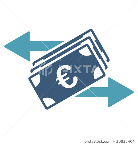 Euro Money Transfer Icon Euro Money Transfer Icon 20823404