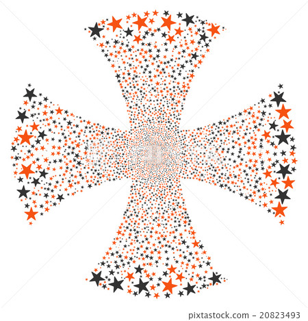 Sparkle Star Maltian Cross Sparkle Star Maltian Cross 20823493