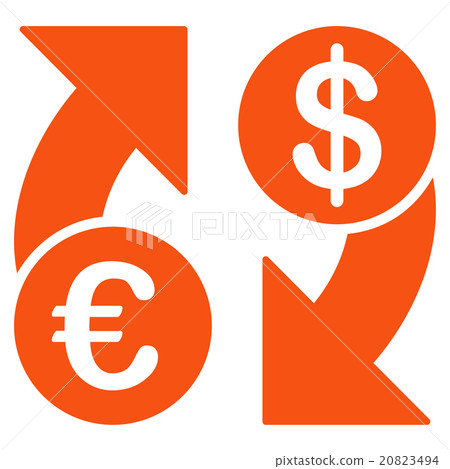 Euro Dollar Euro Exchange Icon 20823494