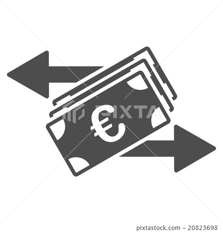 Euro Money Transfer Icon Euro Money Transfer Icon 20823698