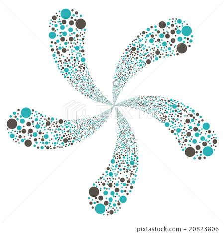 Ball Salute Swirl With Five Petals 20823806