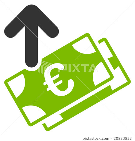 Spend Euro Banknotes Icon 20823832