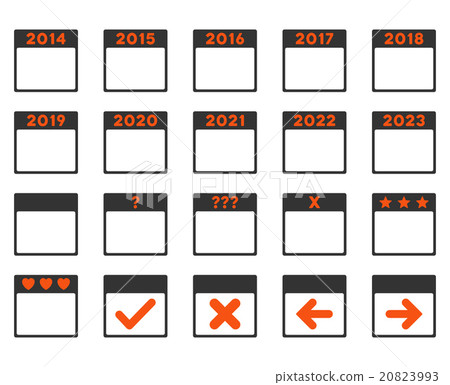Calendar Years Icon Calendar Years Icon 20823993