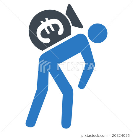 Euro Financial Courier Icon Euro Financial Courier Icon 20824035