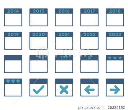 Calendar Years Icon - Stock Illustration [20824162] - PIXTA