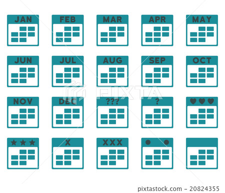 Calendar Months Icon 20824355