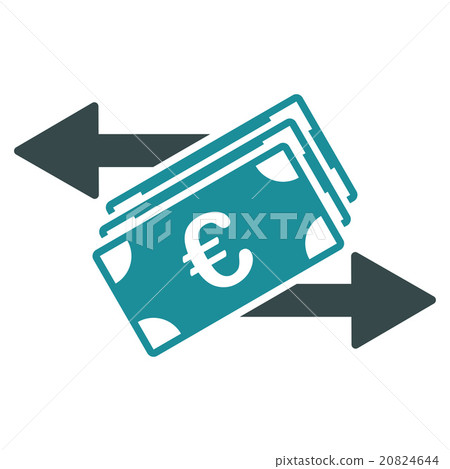 Euro Money Transfer Icon 20824644