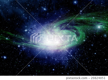 Stars, dust and gas nebula in a far galaxy Stars, dust and gas nebula in a far galaxy 20824851