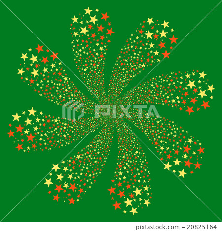 Star Fireworks Flower With Eight Petals Star Fireworks Flower With Eight Petals 20825164