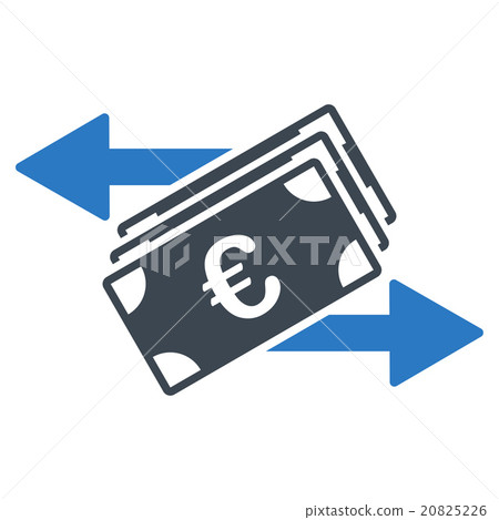 Euro Money Transfer Icon Euro Money Transfer Icon 20825226