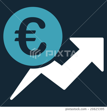 Euro Sales Growth Icon 20825395