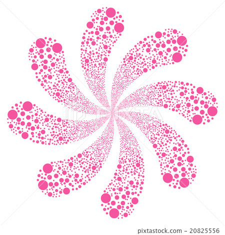 Ball Fireworks Swirl With Eight Petals Ball Fireworks Swirl With Eight Petals 20825556