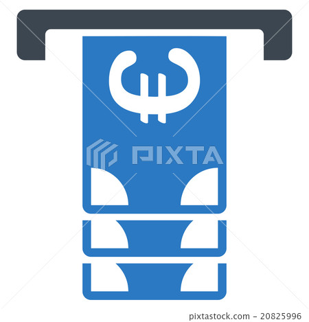 Euro Atm Withdraw Icon Euro Atm Withdraw Icon 20825996