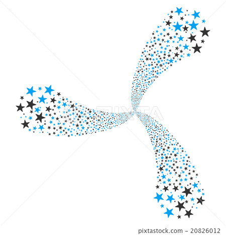Star Salute Swirl With Three Petals Star Salute Swirl With Three Petals 20826012