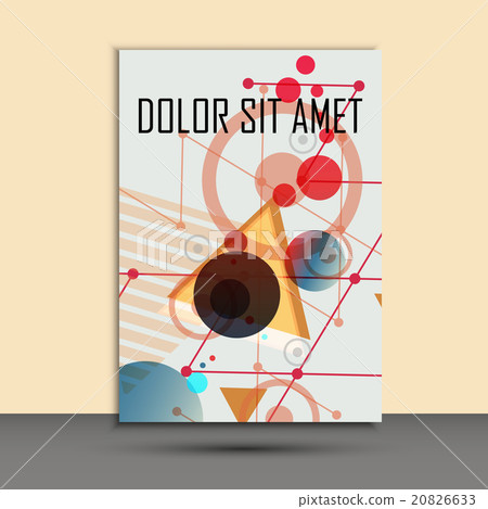 Vector brochure abstract design template Vector brochure abstract design template 20826633