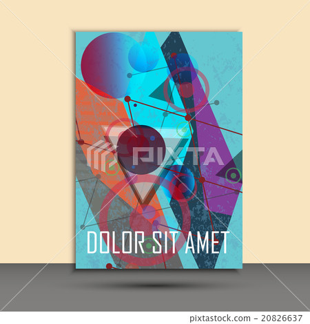 Vector brochure abstract design template Vector brochure abstract design template 20826637