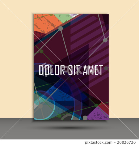Vector brochure abstract design template - Stock Illustration [20826720 ...