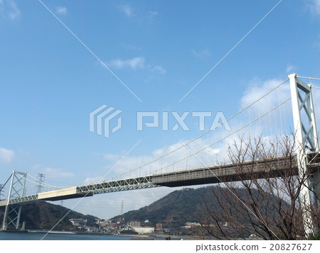 Kanmon Bridge Stock Photo 7627