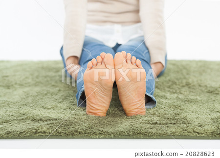 A young lady's foot soles A young lady's foot soles 20828623