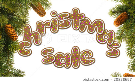 The inscription Christmas sale 20828697