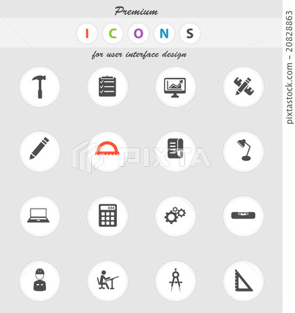 Engineering simply icons Engineering simply icons 20828863