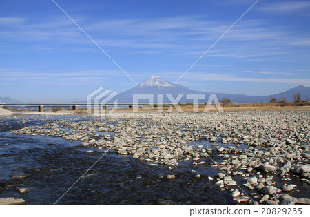 Fuji view from the mouth of the Fujikawa river 20829235