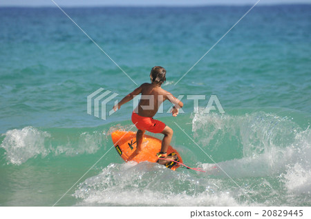 Sports009: Surfing @USA> Hawaii> Kauai island> Kealia Beach 20829445