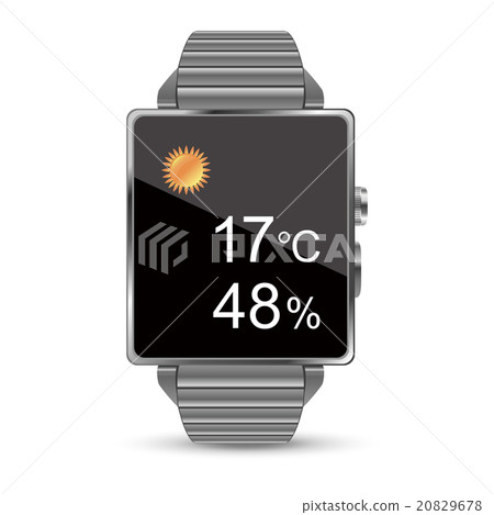 Smart Watch weather forecast 20829678