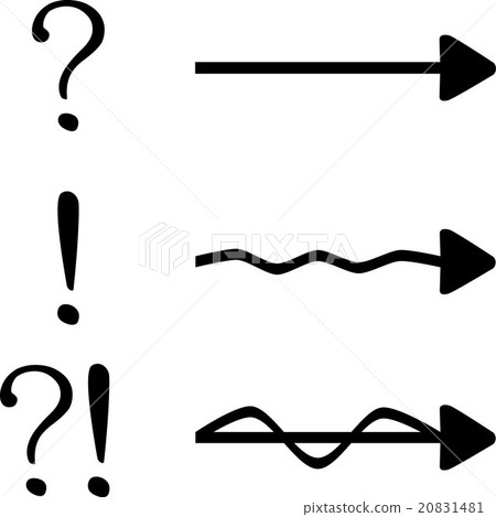 Question mark arrow fun combination 20831481