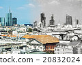 From sketch to the Milan city, Italy 20832024