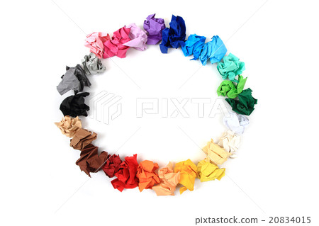 crumpled color papers crumpled color papers 20834015